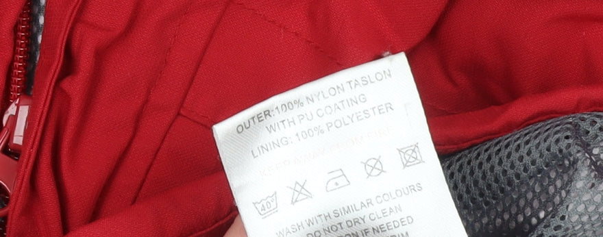 Granite Men Red XL Waterproof Outdoor Rain Jacket Daniel B
