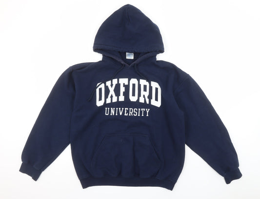 Gildan Oxford University Navy Blue Women's Hoodie Medium Heavy Blend