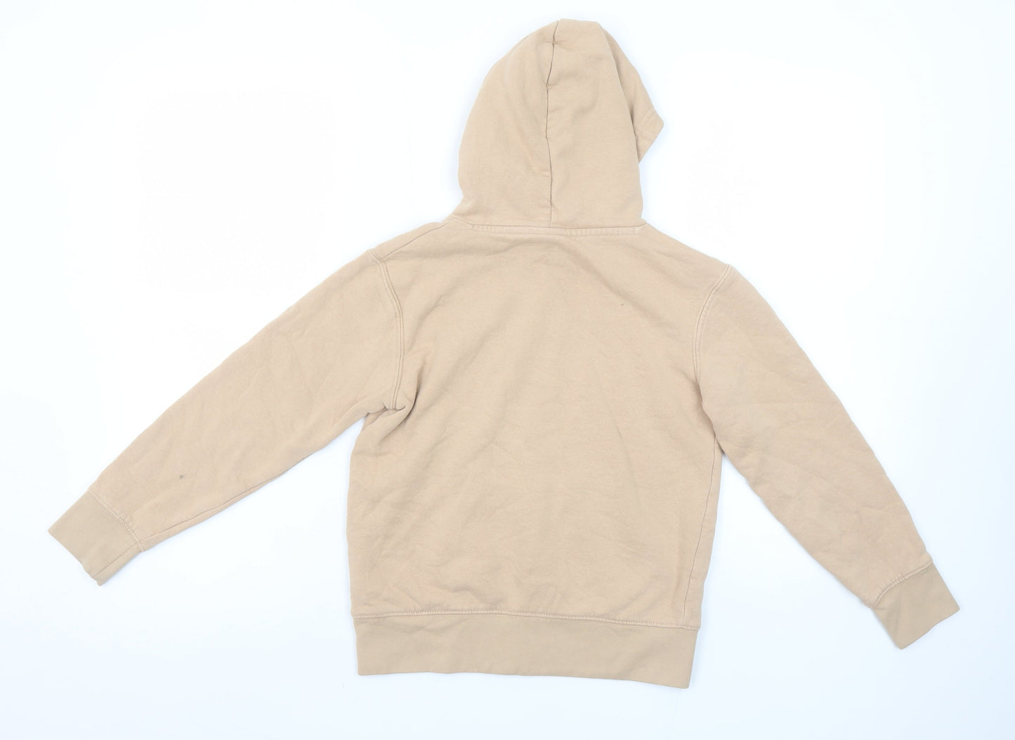 Jordan Boys Beige Pullover Hoodie Small 8-10 Years Cotton Blend