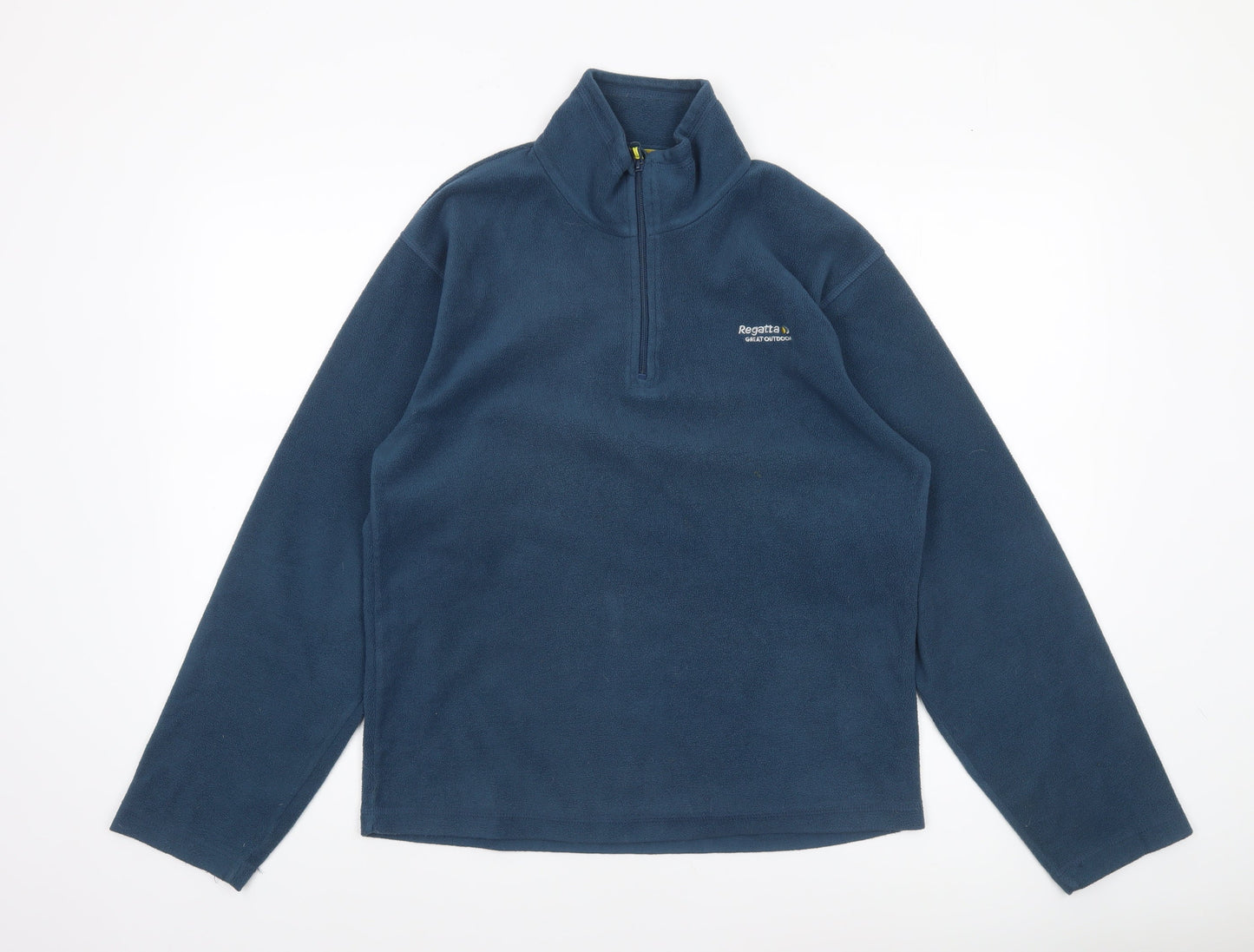 Regatta Men's Blue Fleece 1/2 Zip Pullover Sweatshirt Size S