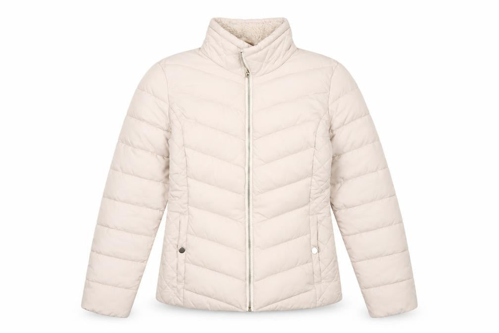 Miss Selfridge Petites Beige Puffer Jacket UK 8 Petite Women’s