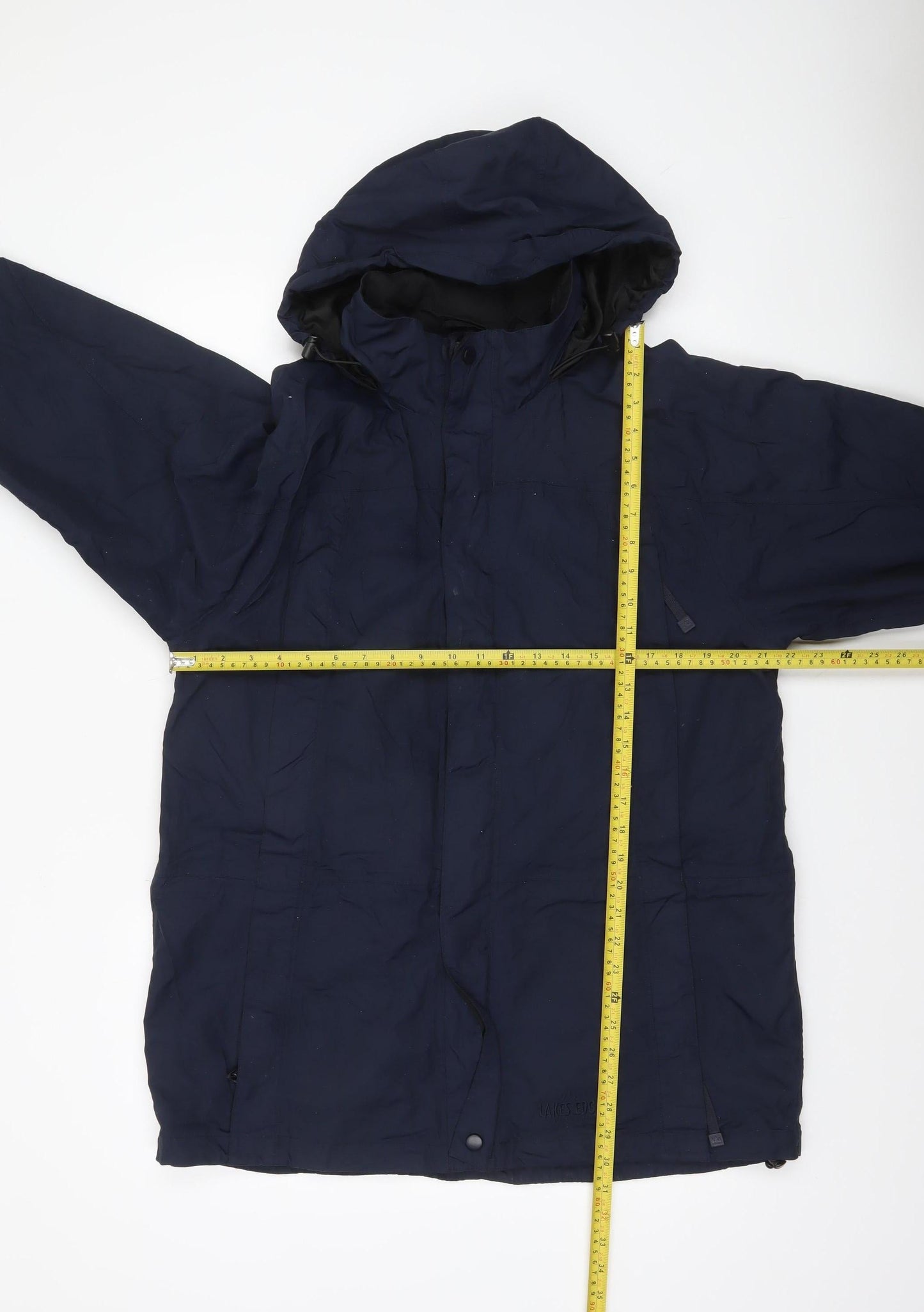 Lakes Edge Men's Blue Waterproof Hooded Parka Jacket M