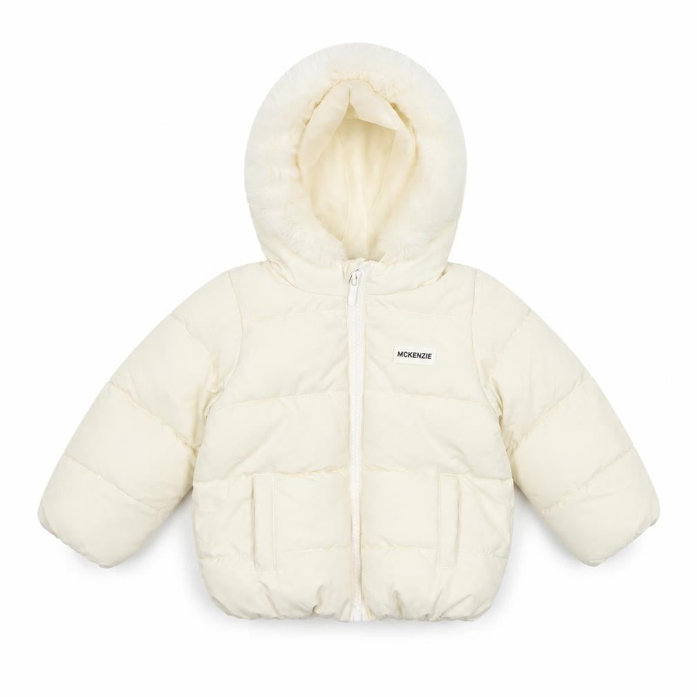 McKenzie Ivory Puffer Jacket 12-18 Months Unisex Baby Hooded Winter Coat