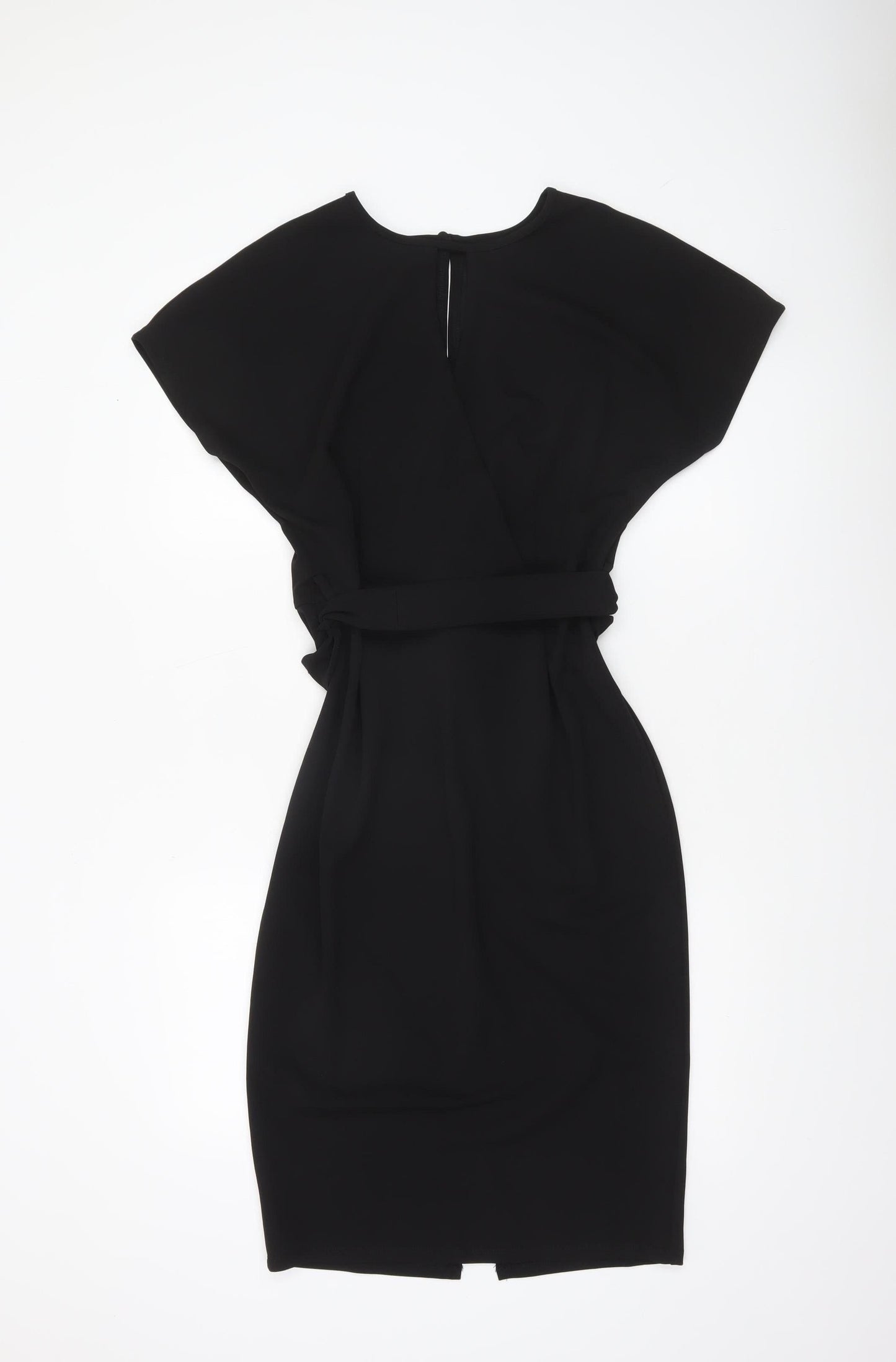 Very Women Black Size 10 Knee Length Sheath Dress