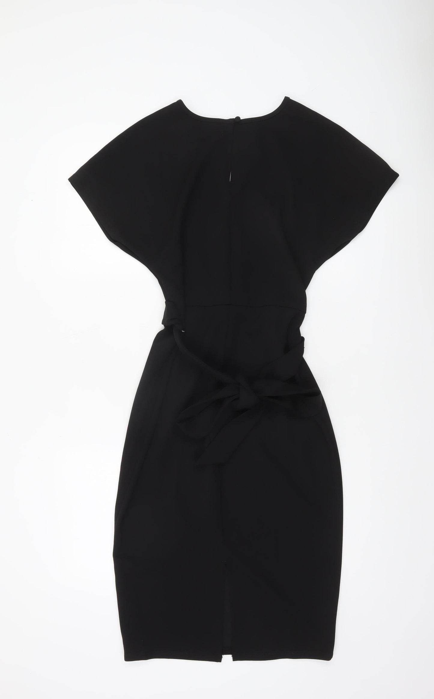 Very Women Black Size 10 Knee Length Sheath Dress