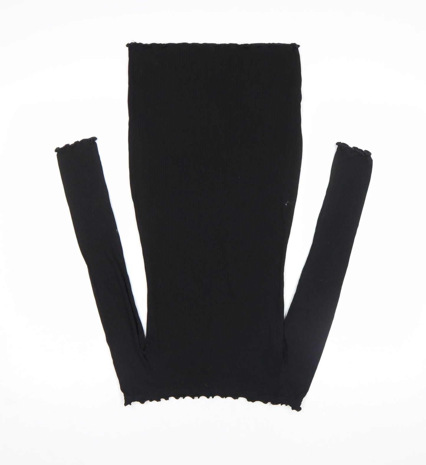 H&M Divided Women's Black XS Off Shoulder Bodycon Dress