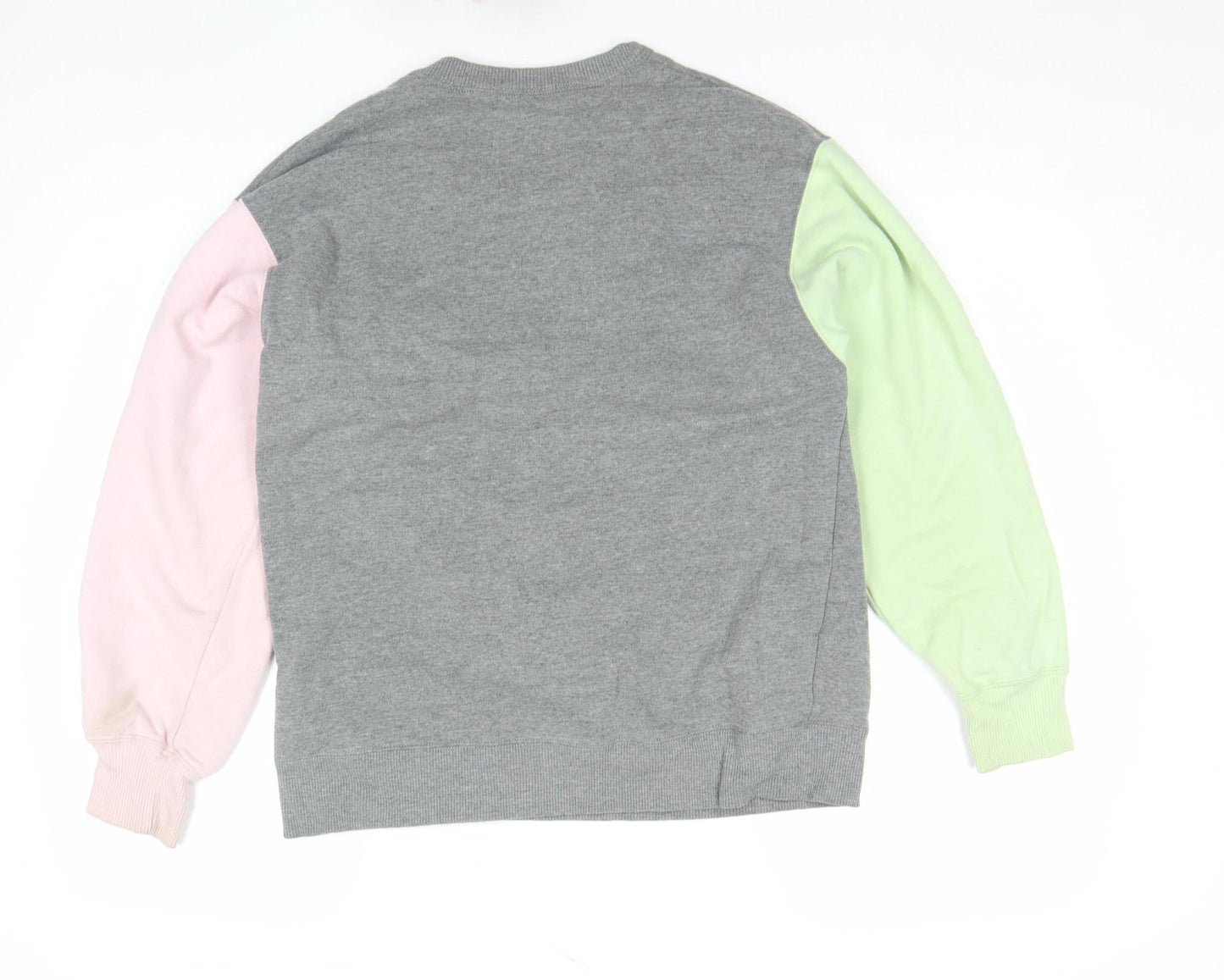 Hollister Mens Multicoloured Grey Sweatshirt XS Crew Neck Pullover