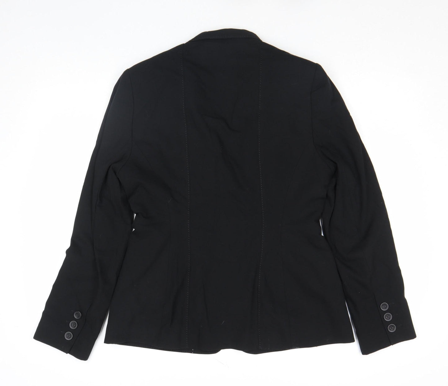 Next Woman Black Single-Breasted One-Button Blazer Size 12