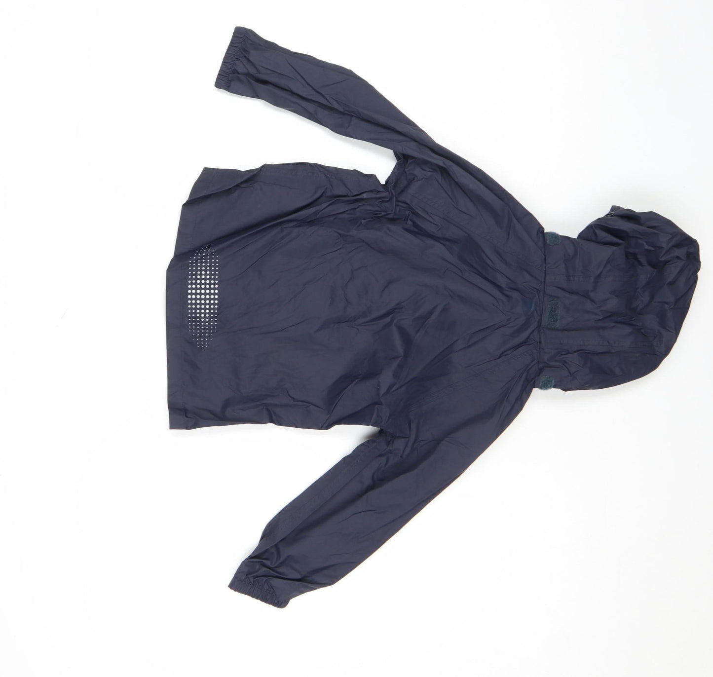 Mountain Warehouse Boys Blue Waterproof Rain Coat 5-6 Years Hooded Lightweight Jacket