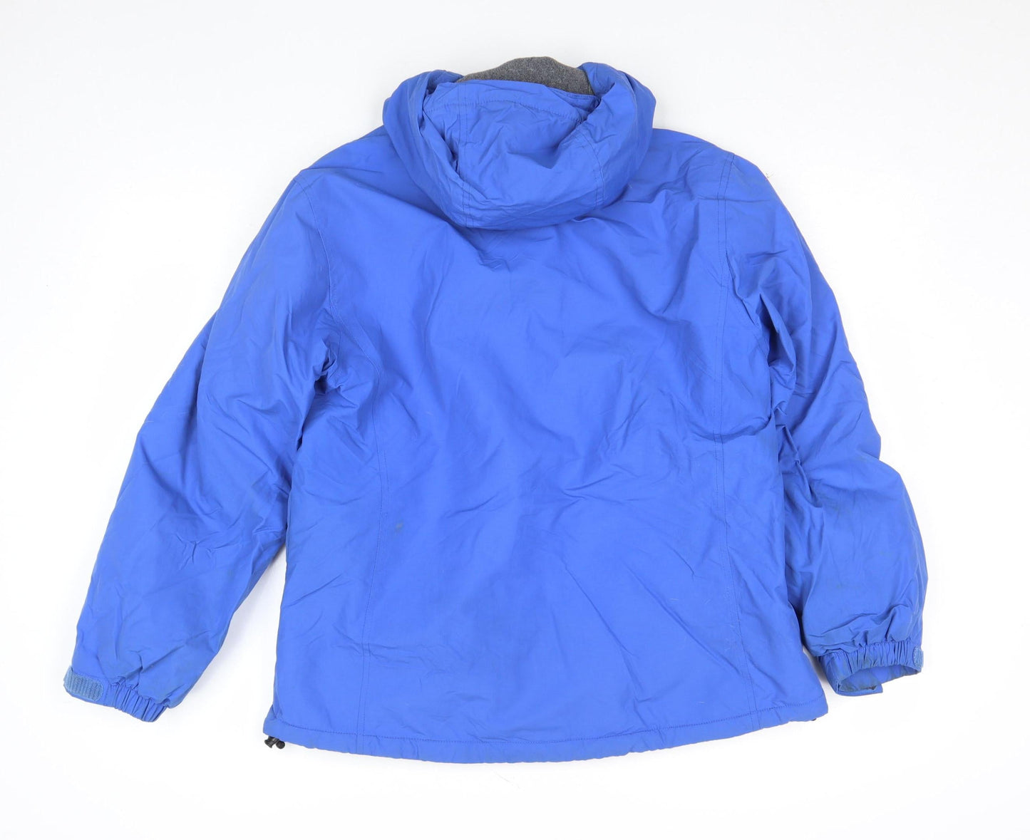 Lands' End Women's Blue Hooded Parka Jacket Size S