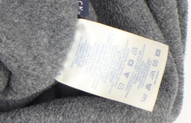 Lands' End Women's Blue Hooded Parka Jacket Size S