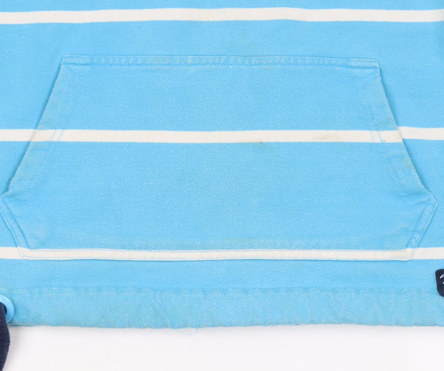 Rydale Women Blue Striped Pullover Sweatshirt Small Cotton Blend