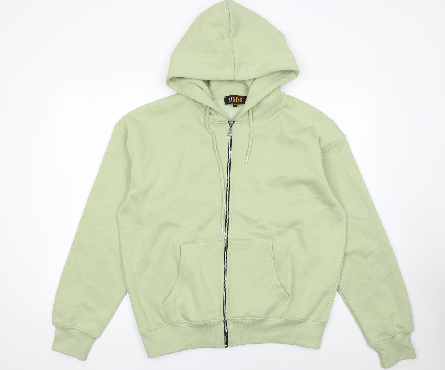 Rising Women’s Green Full Zip Hoodie Size S Cotton Blend Casual