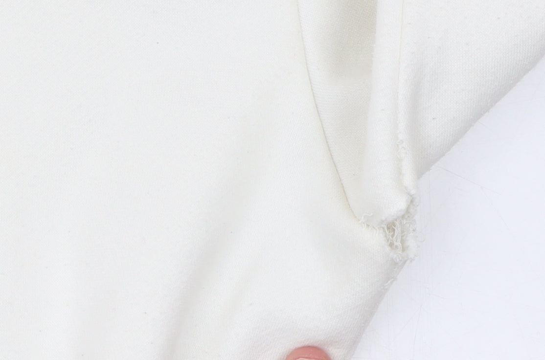 Champion Men's White Small Pullover Hoodie Embroidered Logo Cotton