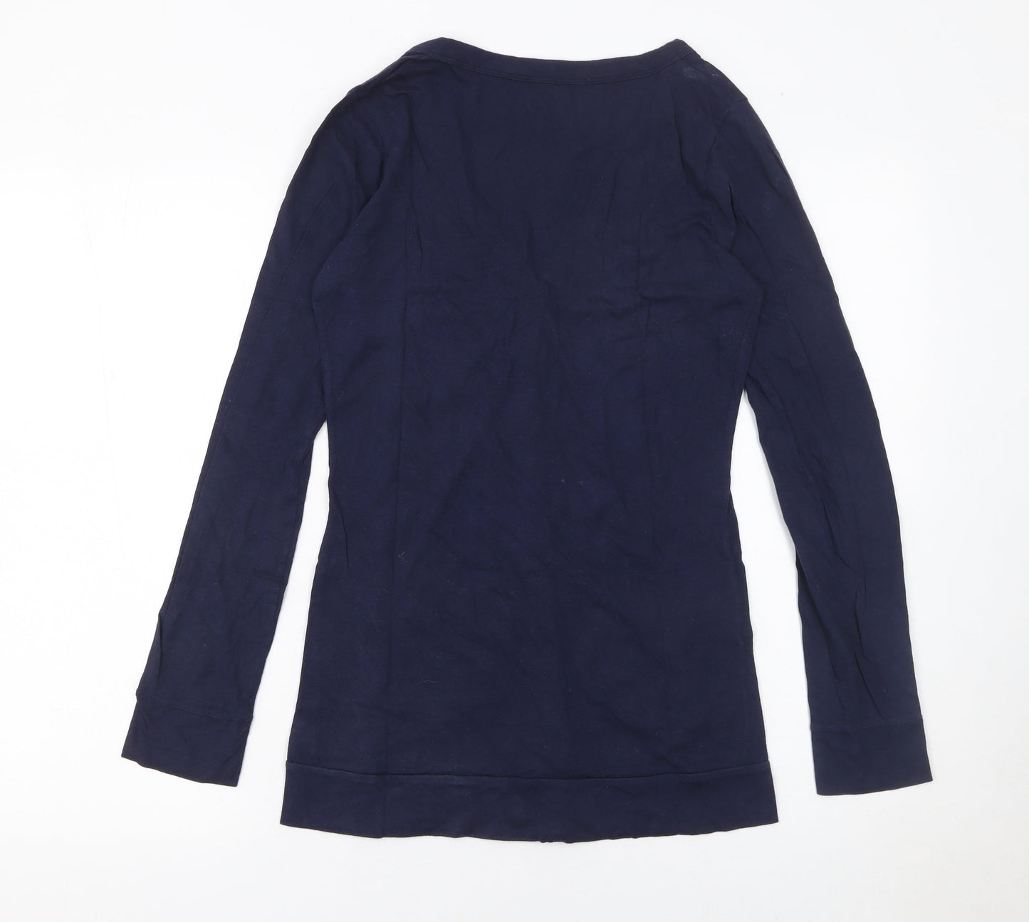 Mossimo Supply Co. Women's Blue XS V-Neck Long Sleeve Cotton Cardigan