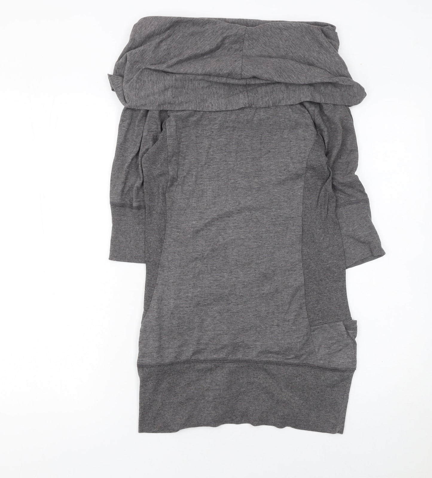 SoulCal Women Grey Size 12 Tunic Sweatshirt with Pockets