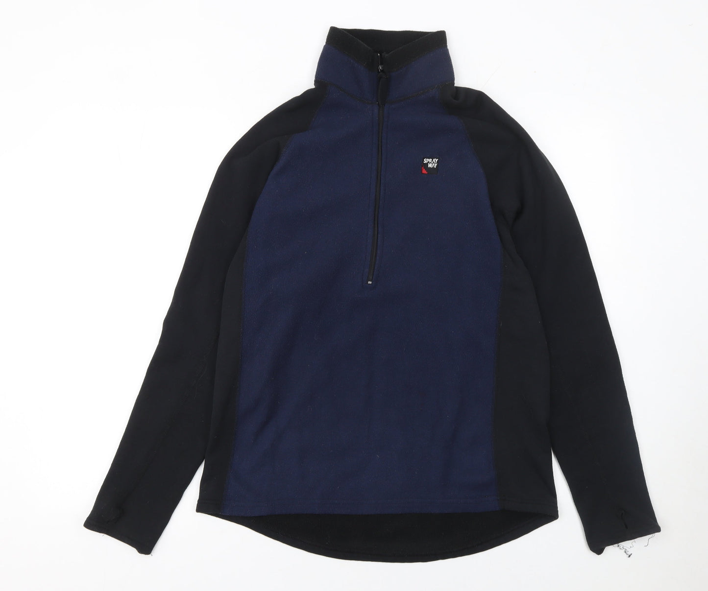 Sprayway Men's Blue Fleece 1/2 Zip Pullover Sweatshirt L