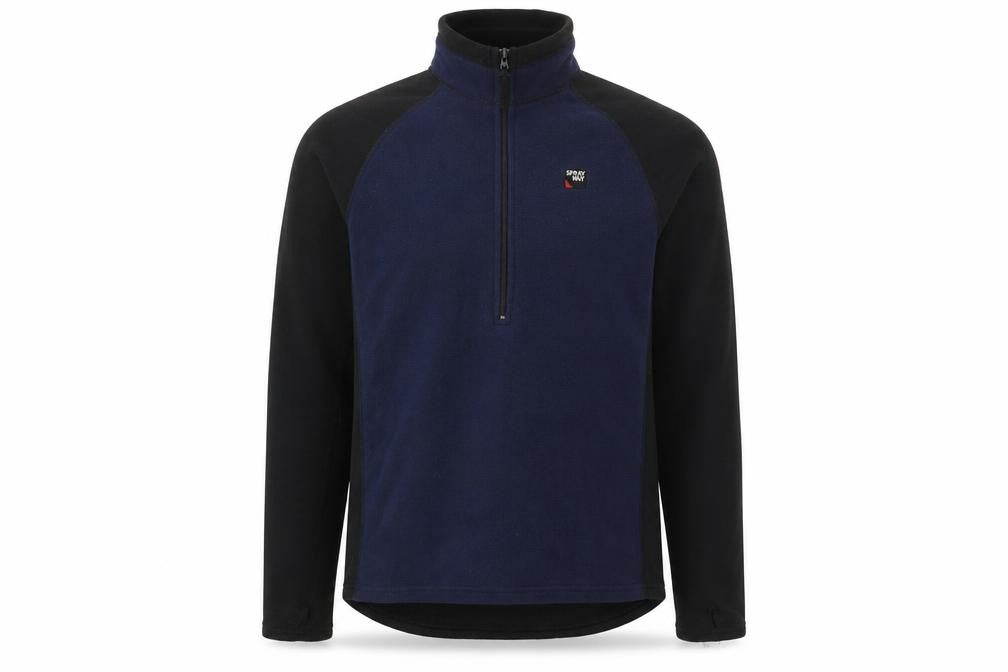 Sprayway Men's Blue Fleece 1/2 Zip Pullover Sweatshirt L