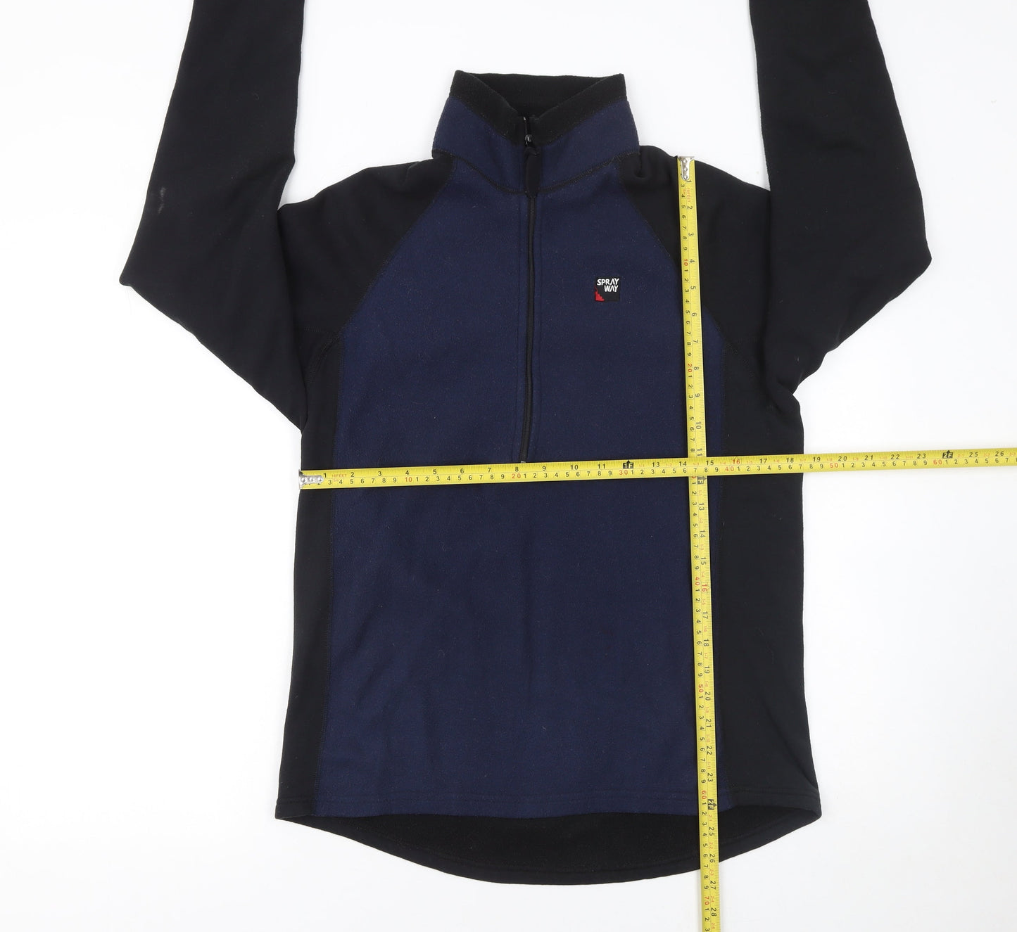Sprayway Men's Blue Fleece 1/2 Zip Pullover Sweatshirt L