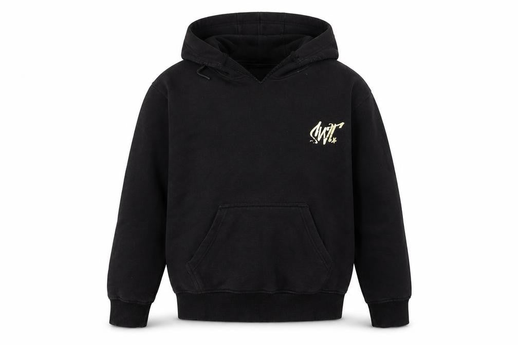 Sonneti Girls Black Pullover Hoodie 12-13 Years Fleece Graphic Logo Sweatshirt