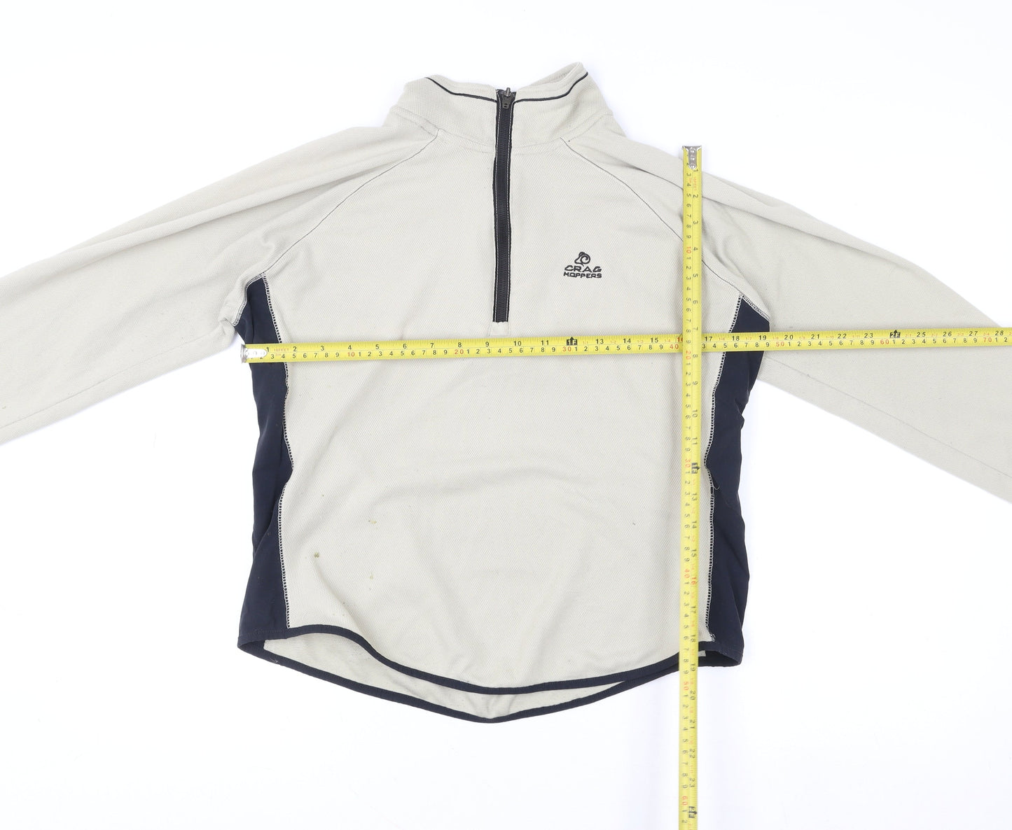Craghoppers Men's Beige S Fleece Half Zip Outdoor Jacket