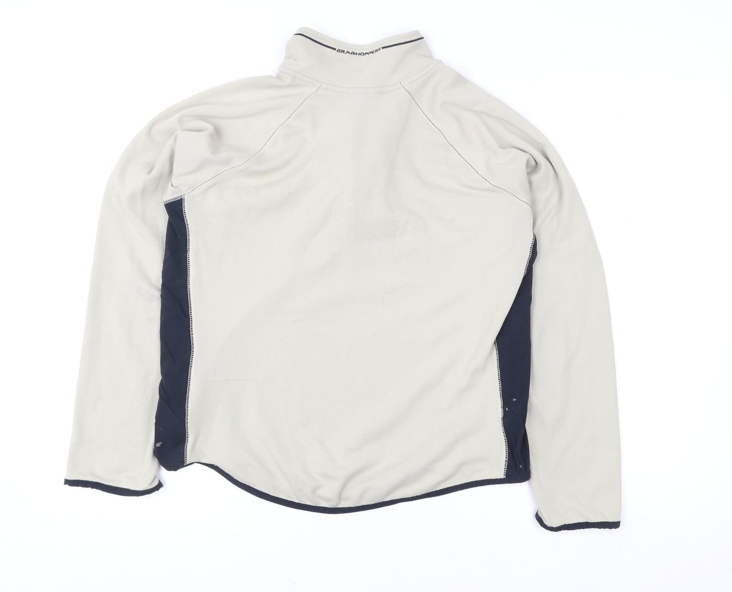 Craghoppers Men's Beige S Fleece Half Zip Outdoor Jacket