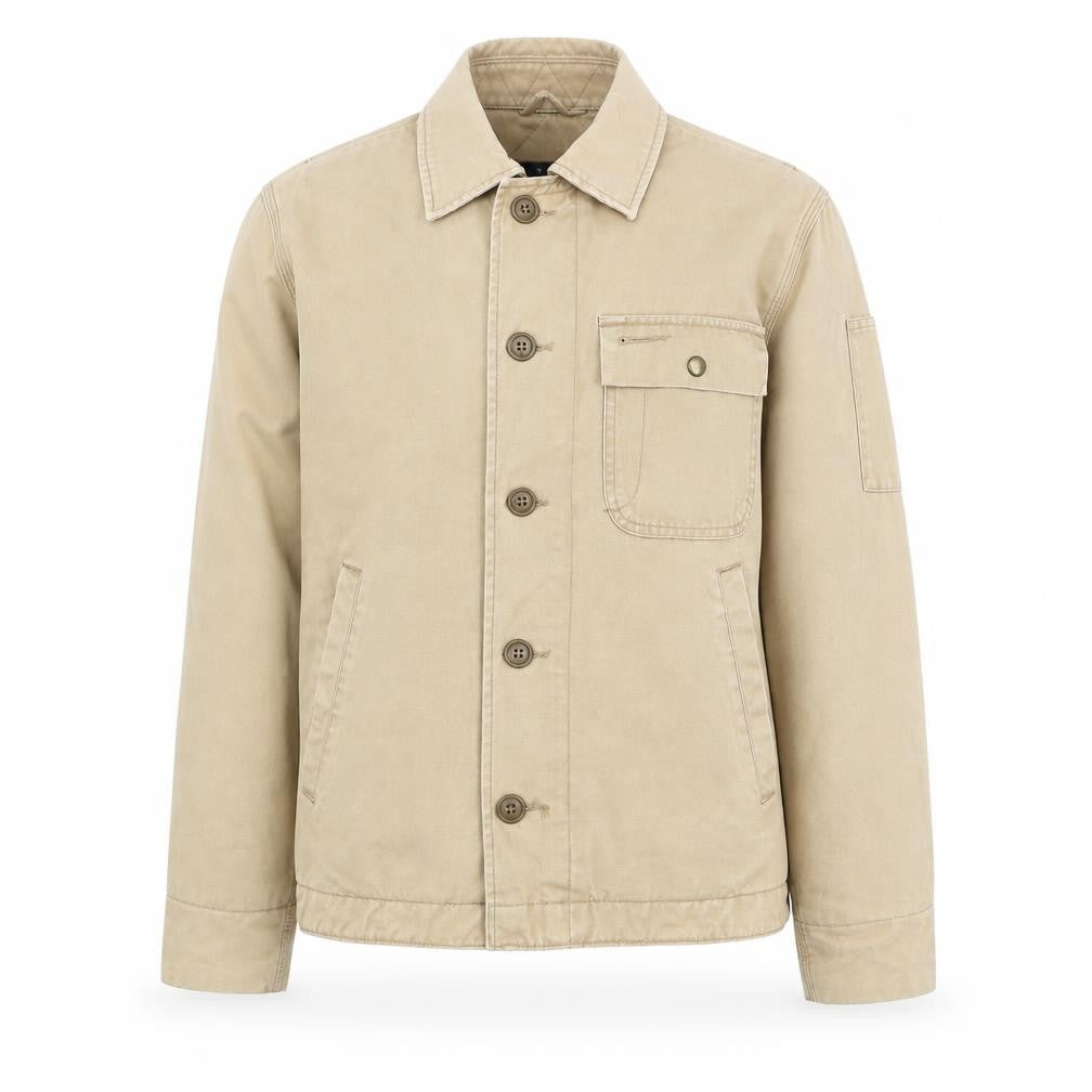 Gap Women’s Beige Cotton Twill Basic Jacket XS