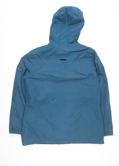 Regatta Men's Blue Hooded Parka Jacket L Windproof Water Resistant