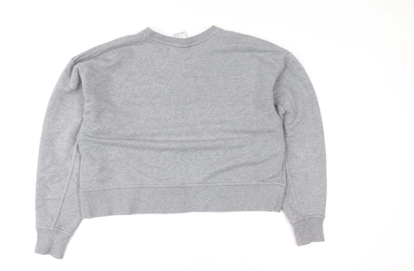 Nike Womens Grey XS Pullover Crew Neck Dri-FIT Sweatshirt