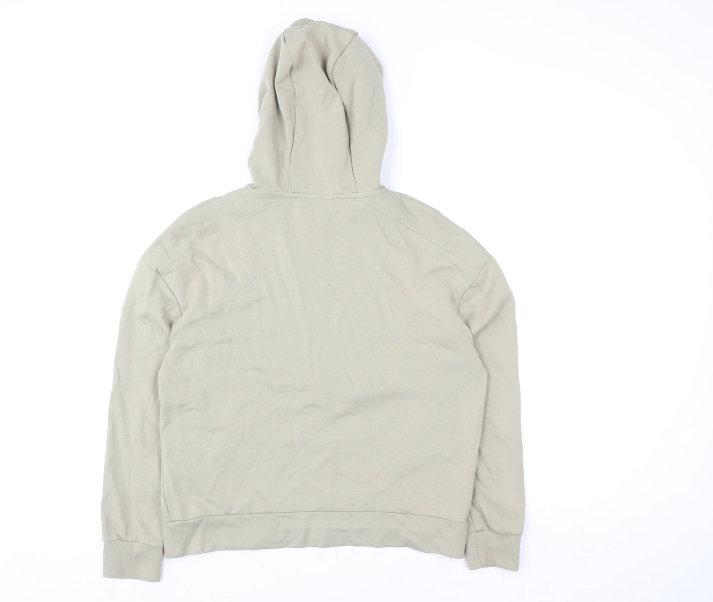 Mango Women’s Beige XS Hoodie Jacket 1/2 Zip Cotton Lightweight