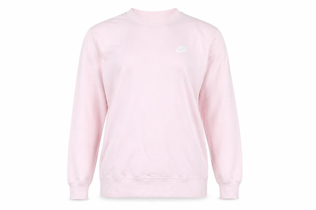 Nike Women's Pink Crew Neck Pullover Sweatshirt Size S