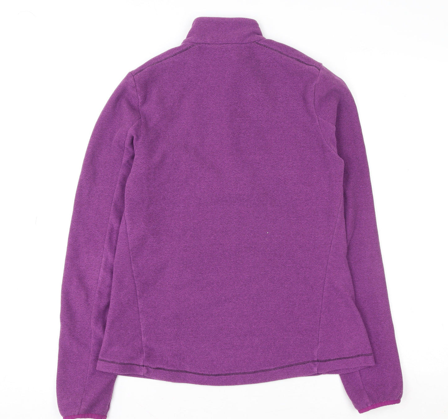 Quechua Women's Purple 1/2 Zip Fleece Pullover Hiking Sweatshirt Size M