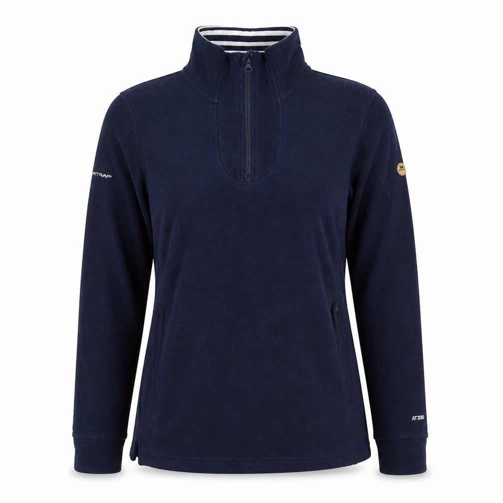 Trespass Womens Navy XS 1/2 Zip Fleece Pullover Sweatshirt