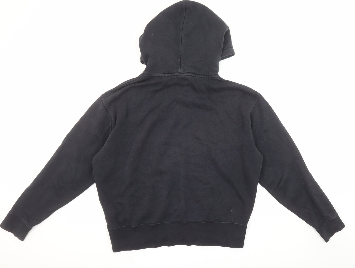 Nike Womens Black XS Pullover Hoodie Cotton Blend Sweatshirt