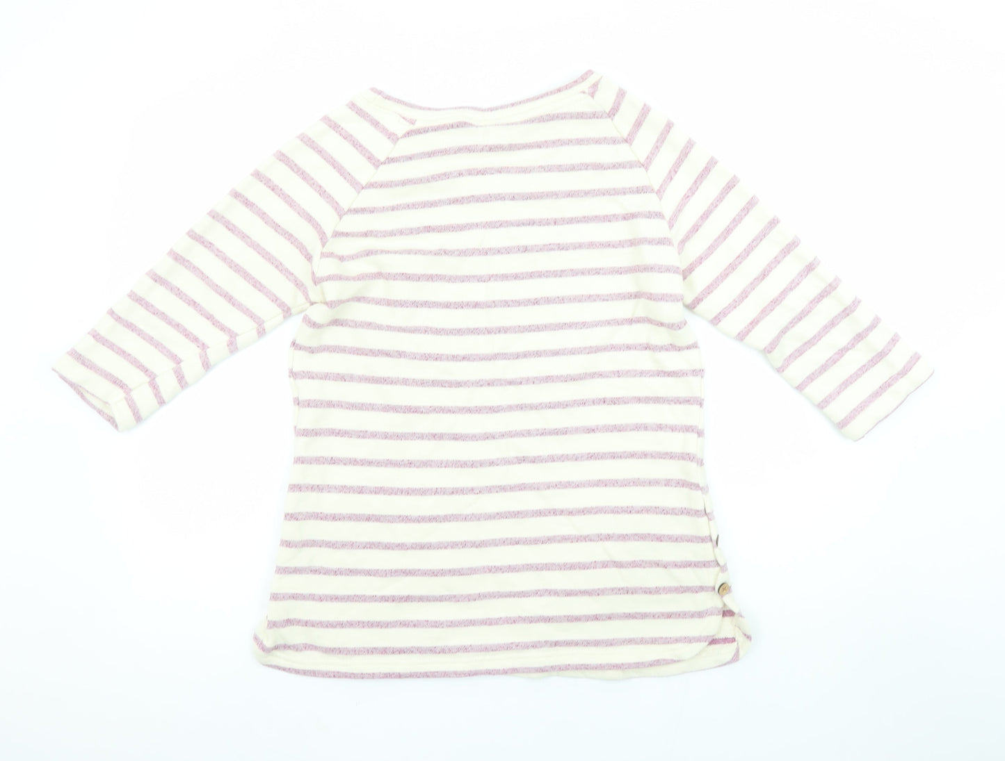 Weird Fish Women’s Pink Stripe Size 10 Tunic Sweatshirt
