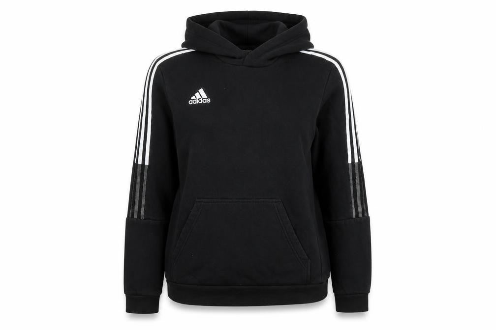 Adidas Women's Black Pullover Hoodie Medium Cotton Blend