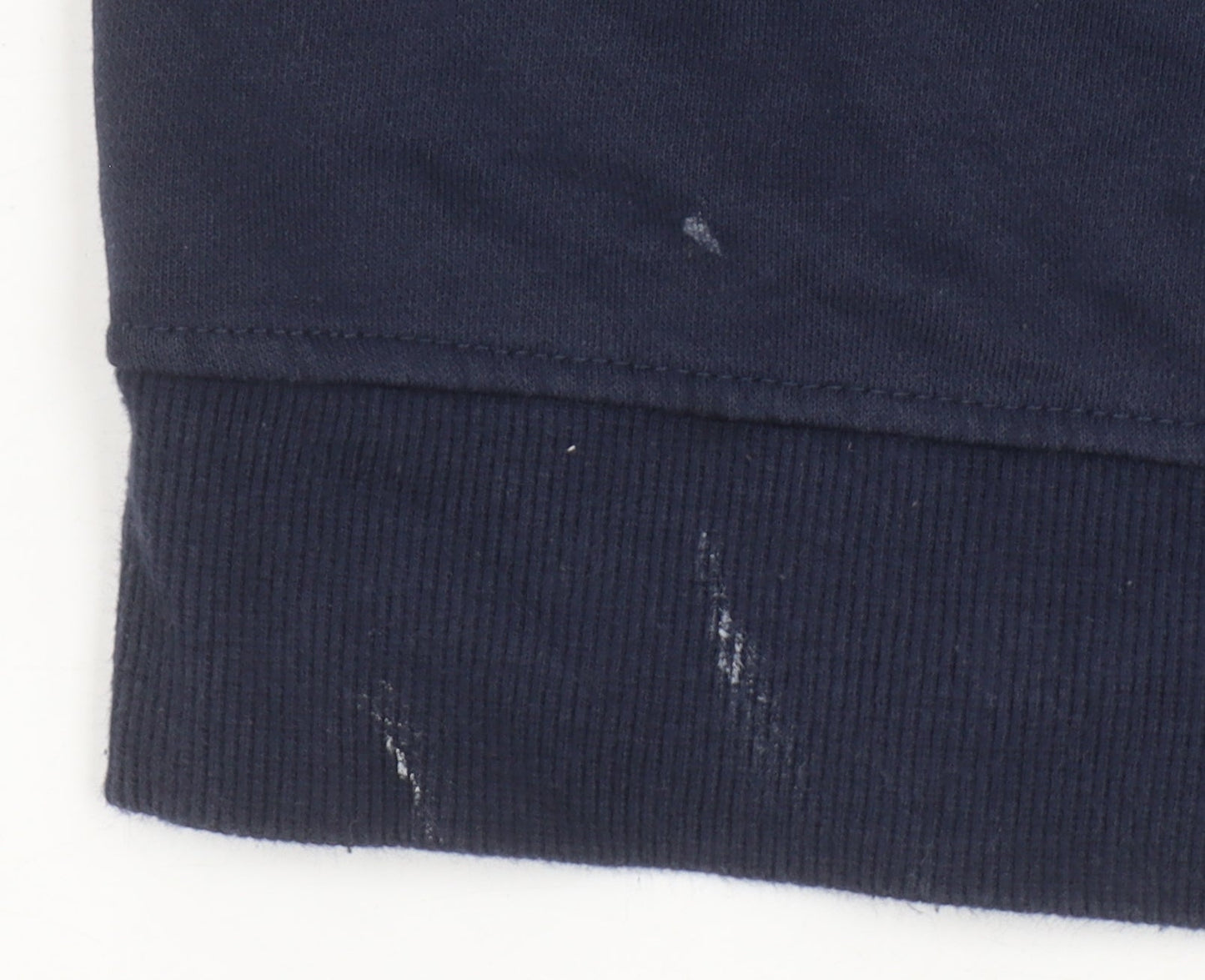 H&M Women's Navy Blue Paris Slogan Pullover Sweatshirt Size M