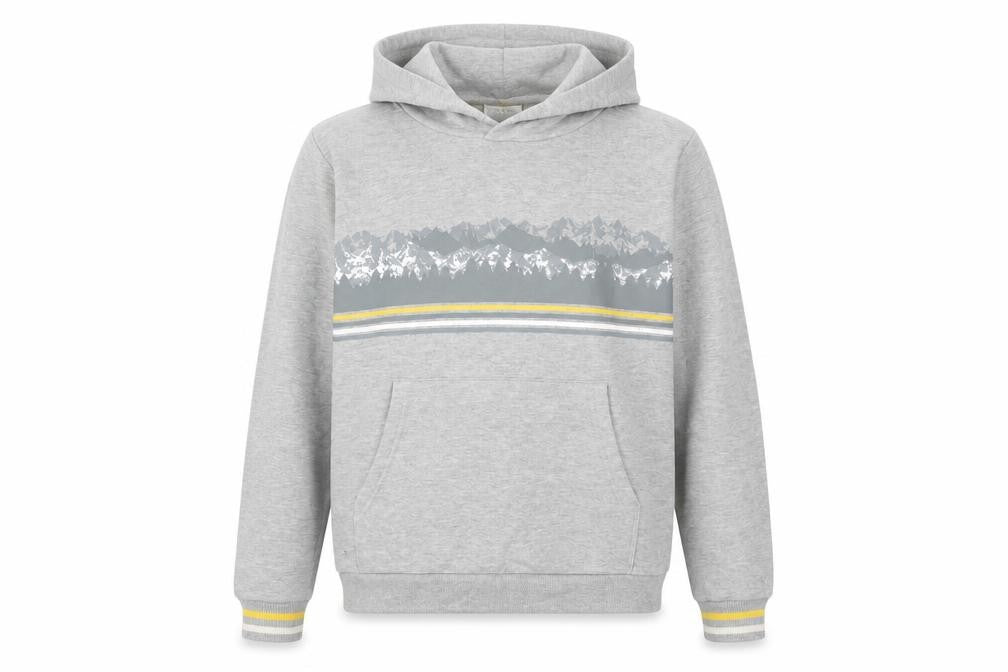 Mountain Warehouse Boys Grey Hoodie 13 Years Pullover Cotton Blend