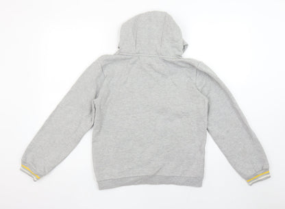 Mountain Warehouse Boys Grey Hoodie 13 Years Pullover Cotton Blend