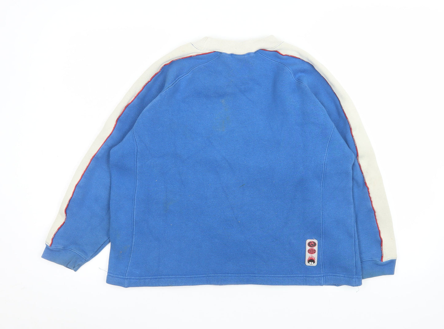 Saltrock Boys Blue Graphic Fleece Pullover Sweatshirt Size M