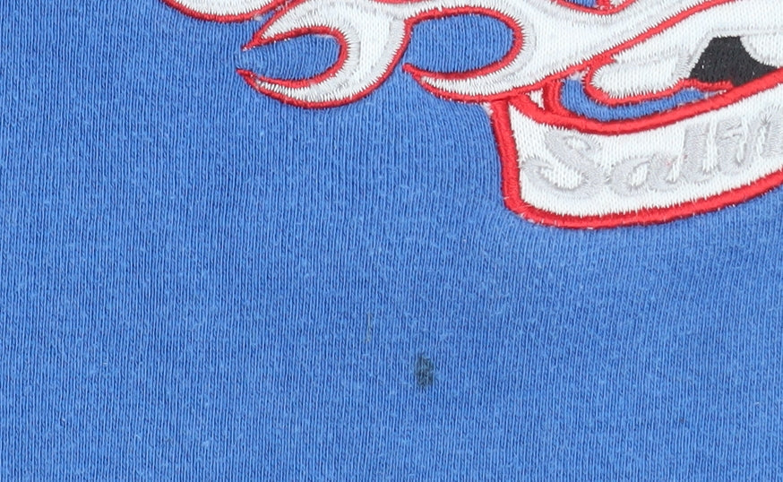 Saltrock Boys Blue Graphic Fleece Pullover Sweatshirt Size M