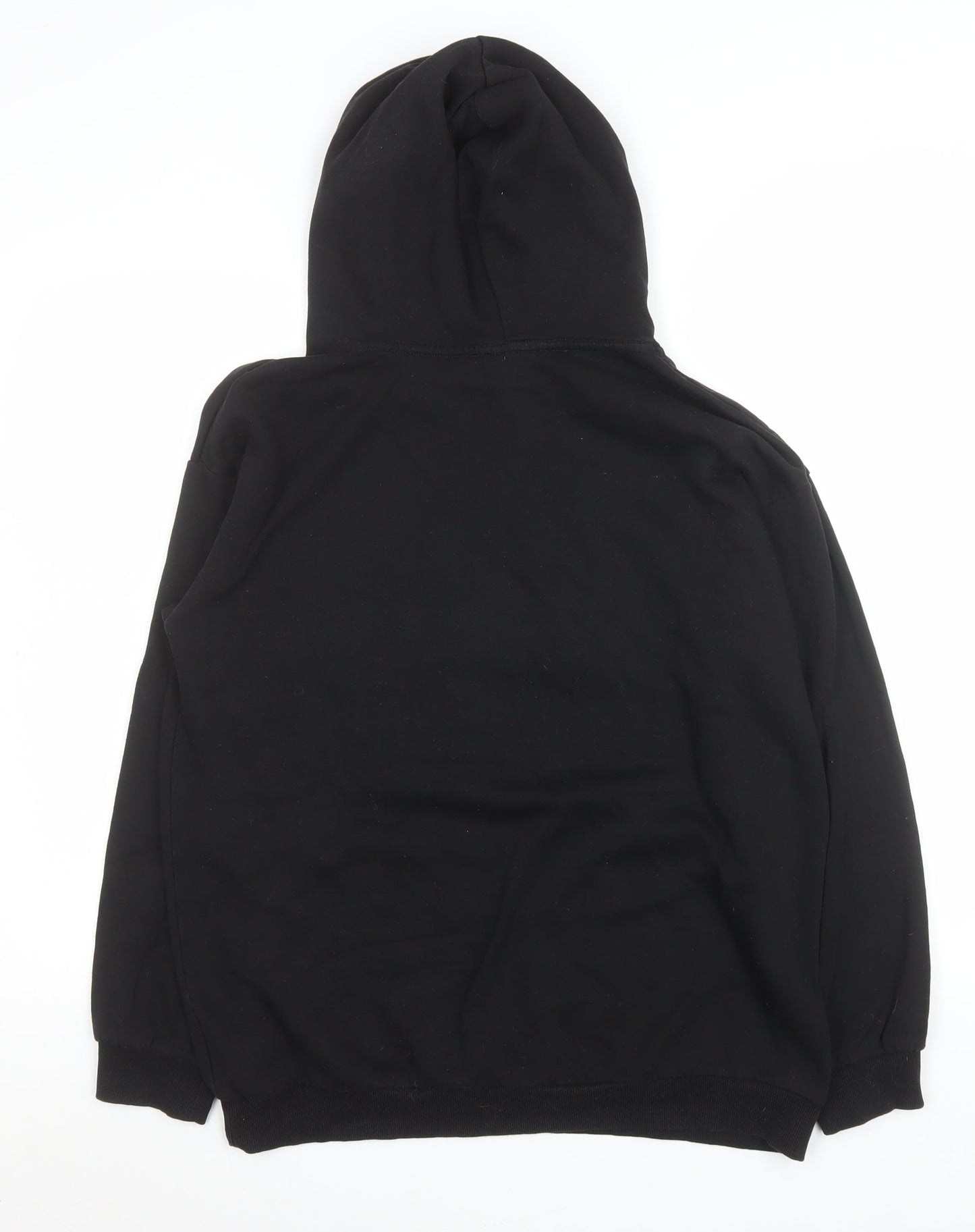 H&M Teens Black Chicago Graphic Print Pullover Hoodie Size 164