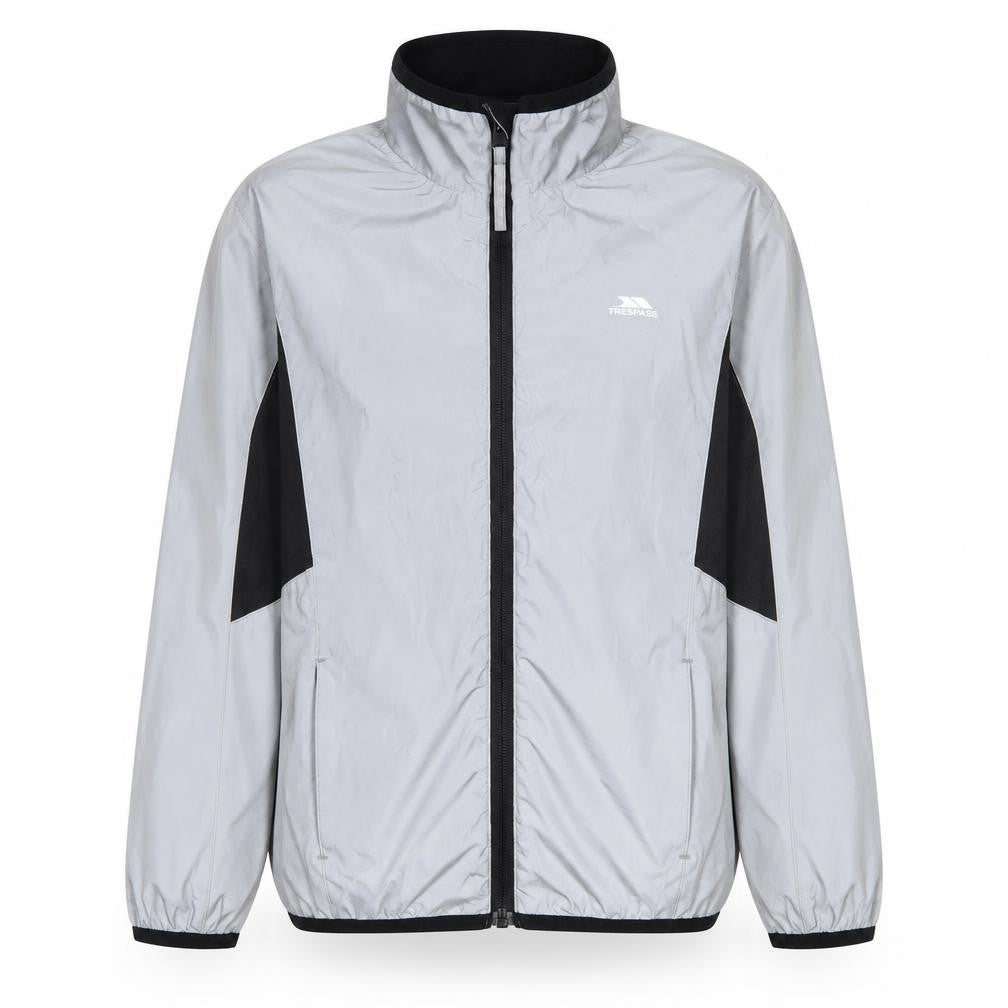 Trespass Boys Grey 7-8 Years Lightweight Windbreaker Jacket