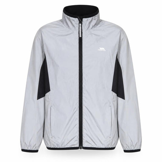 Trespass Boys Grey 7-8 Years Lightweight Windbreaker Jacket