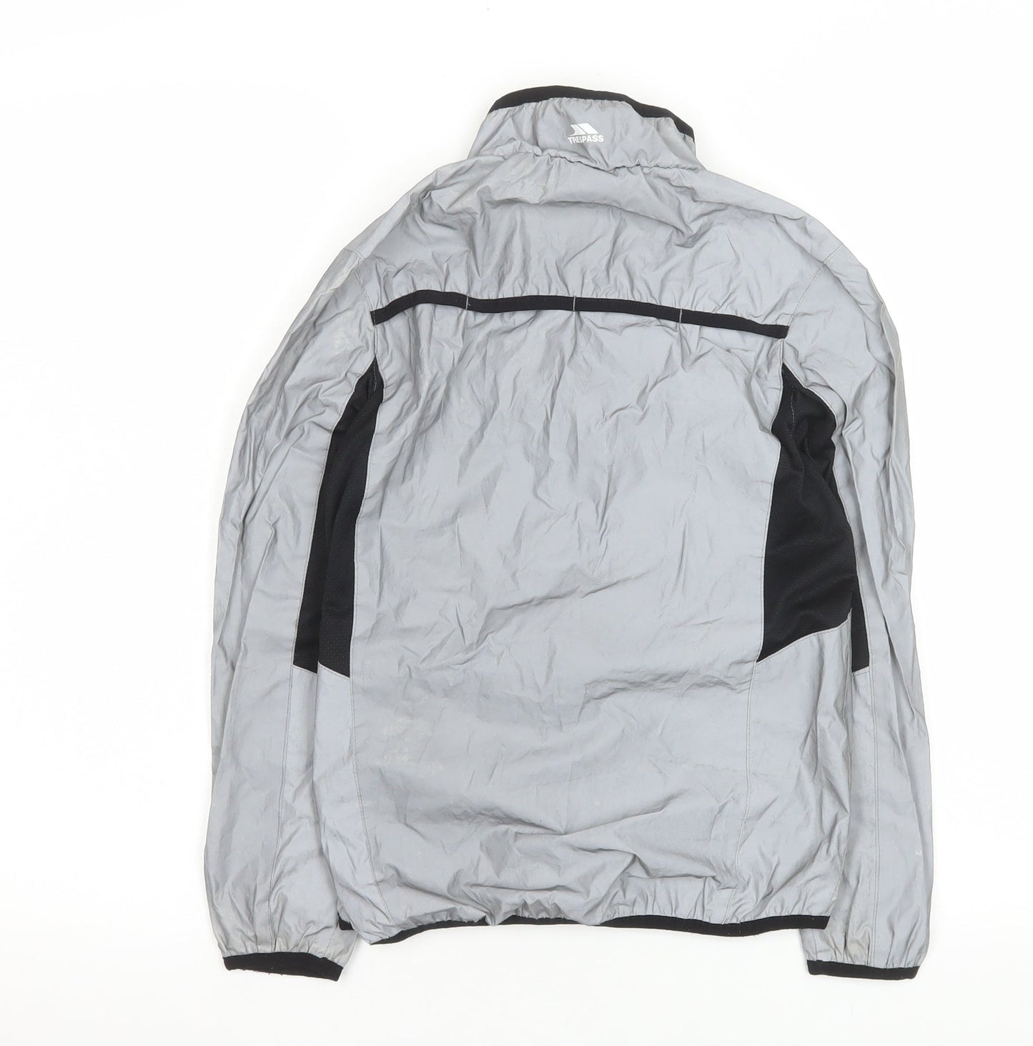 Trespass Boys Grey 7-8 Years Lightweight Windbreaker Jacket