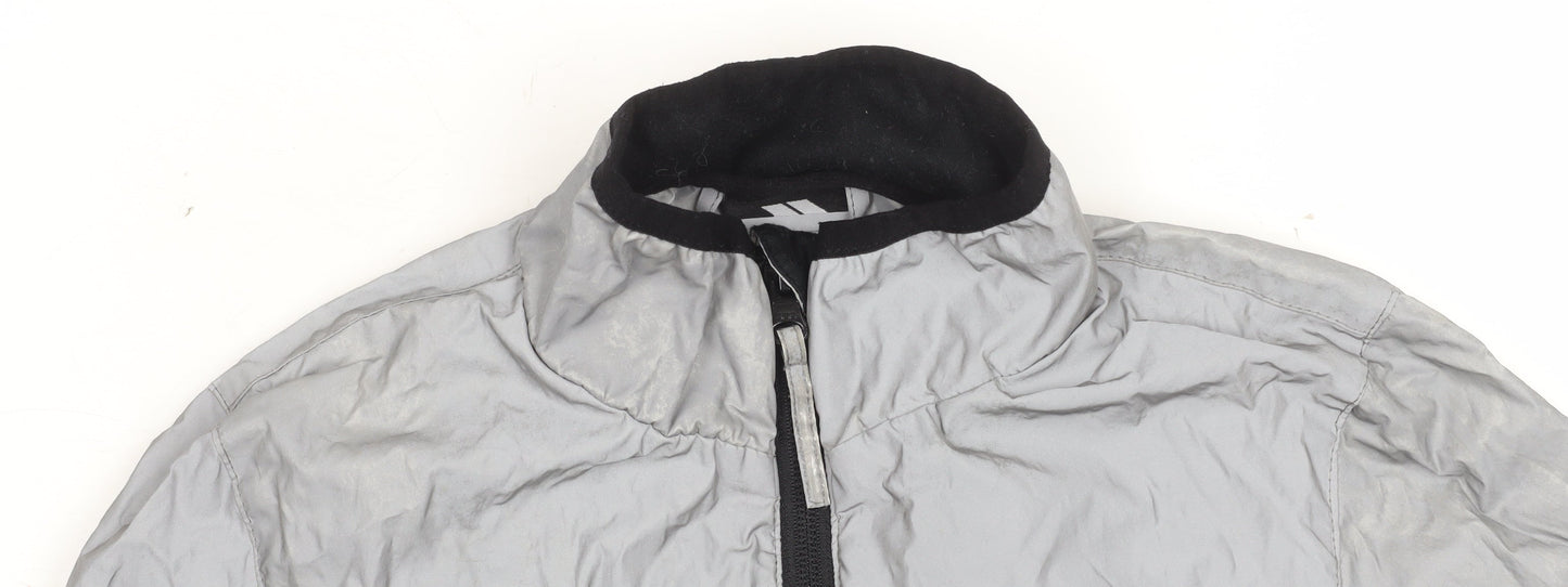 Trespass Boys Grey 7-8 Years Lightweight Windbreaker Jacket