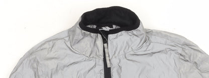 Additional view of Trespass boys’ grey 7-8 years lightweight windbreaker jacket