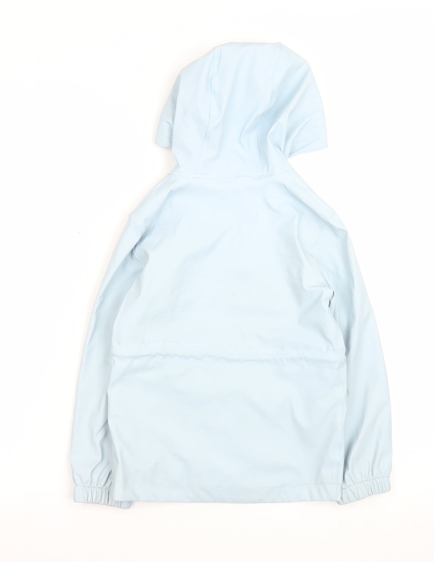 Mountain Warehouse Girls Blue Waterproof Hooded Rain Coat 5-6 Years