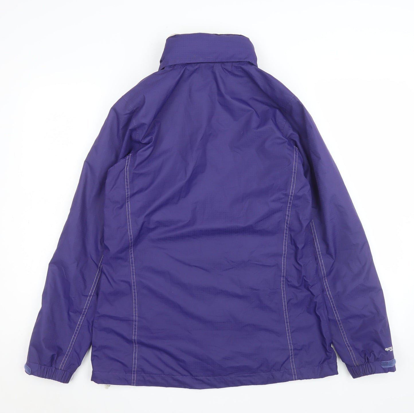 Regatta Womens Purple Waterproof Mid-Length Hooded Jacket UK 10