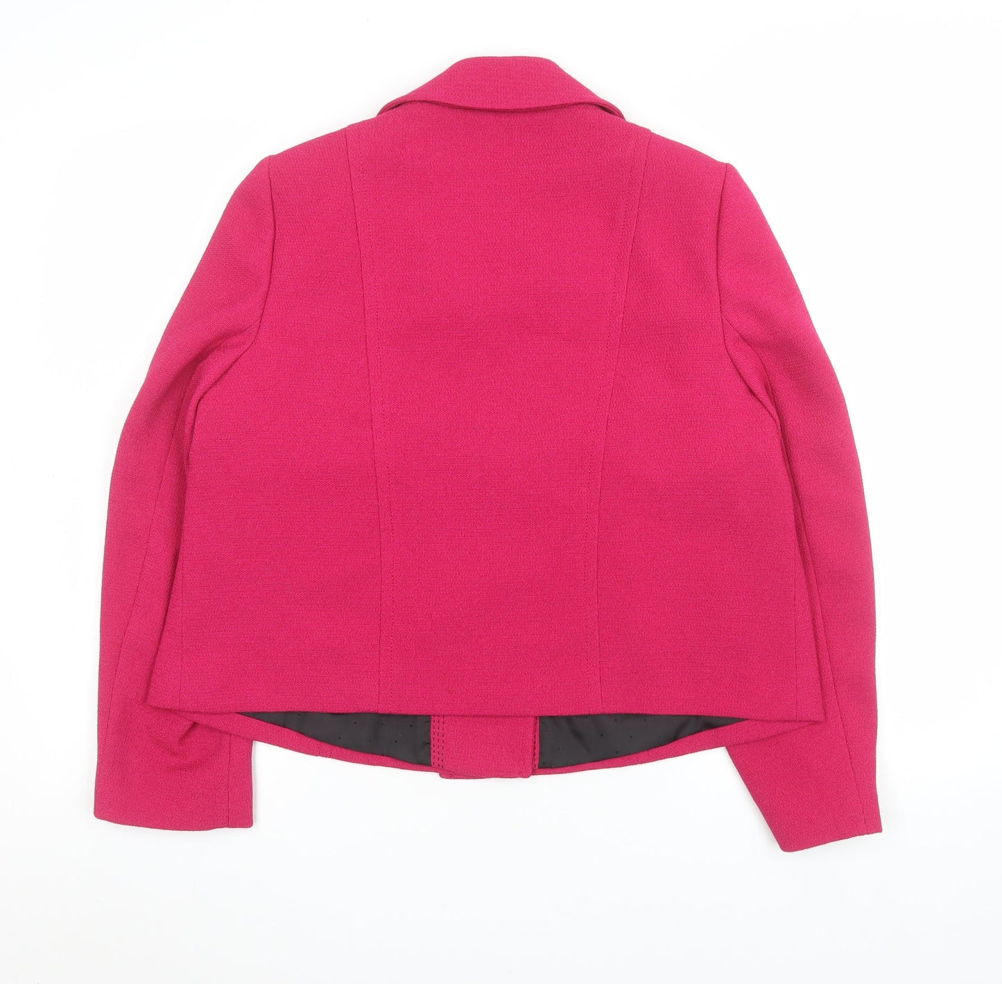 Marks and Spencer Women’s Pink Double-Breasted Petite Blazer UK 14